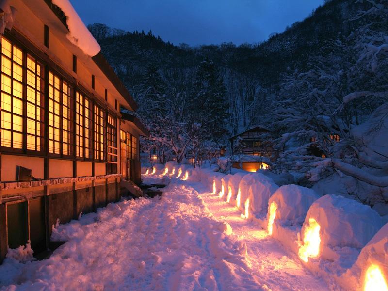 Готель Lamp No Yado Aoni Onsen Hirakawa Екстер'єр фото